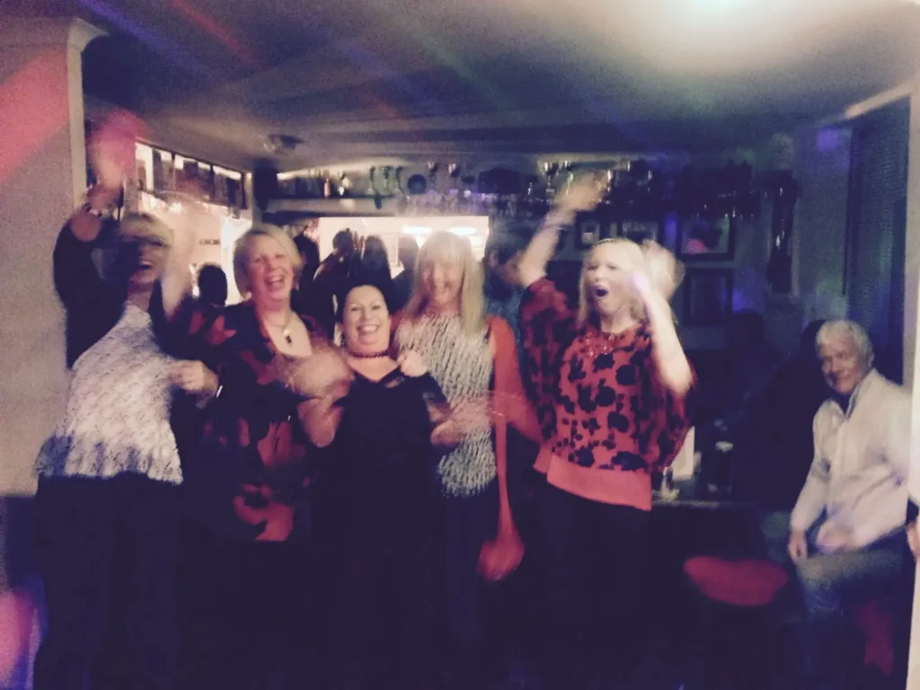 Audience enjoying live entertainment